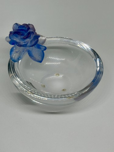 Blue flower pink - blue, crystal