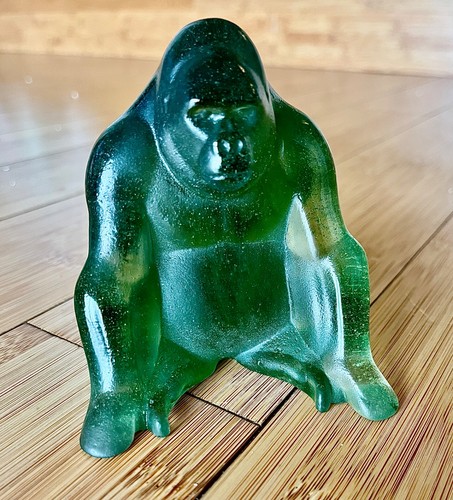 Daum france crystal gorilla - crystal,