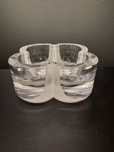 Daum france crystal - daum, clover