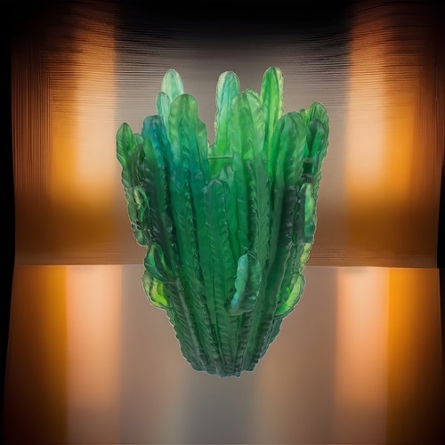 Daum france crystal vase - france,